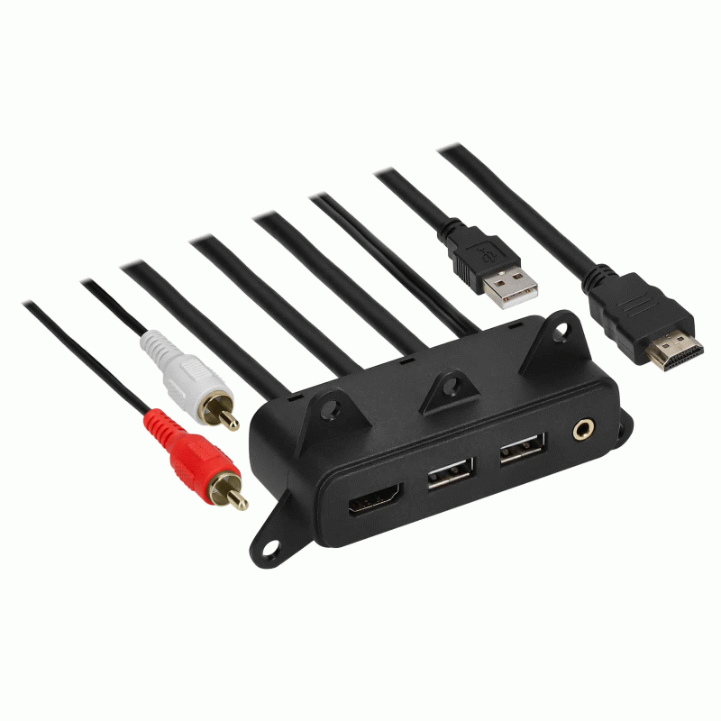 AXUSBCH2 | USB/AUX/HDMI Replacement Panel 3 Feet - Chrysler/Dodge/Jeep